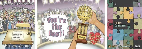 Trophy Mom Mothers Day Cards