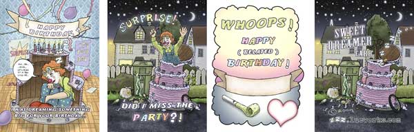 Personalized Zombie General Birthday Card
