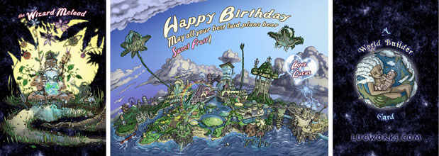 Nature Wizard Birthday Card